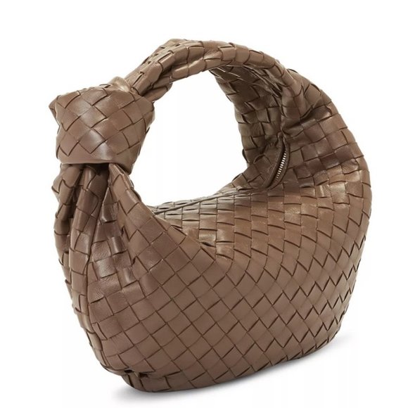 New Bottega Veneta Brown Teen Jodie Shoulder Bag - Picture 2 of 8